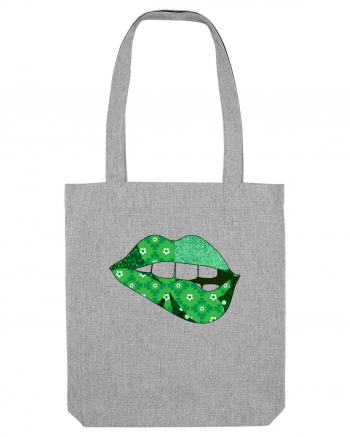 Lucky Irish Lips Heather Grey