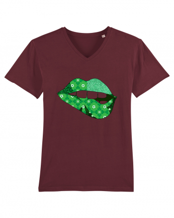 Lucky Irish Lips Burgundy