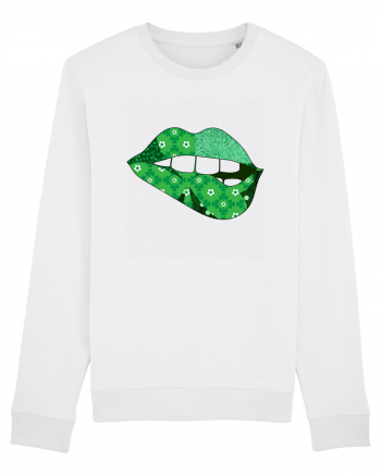 Lucky Irish Lips White