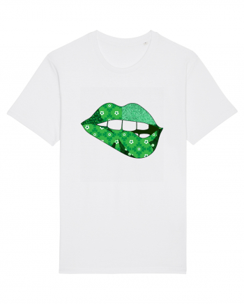 Lucky Irish Lips White