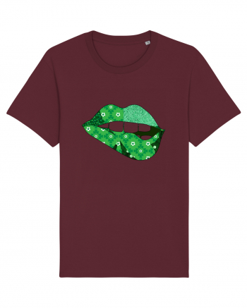 Lucky Irish Lips Burgundy