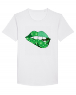 Lucky Irish Lips Tricou mânecă scurtă guler larg Bărbat Skater