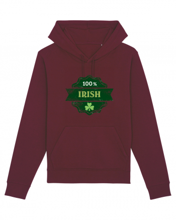 100% Irish Burgundy