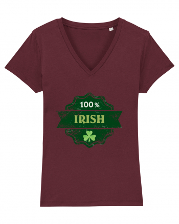 100% Irish Burgundy