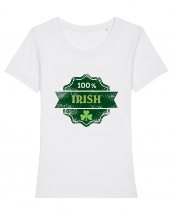 100% Irish White