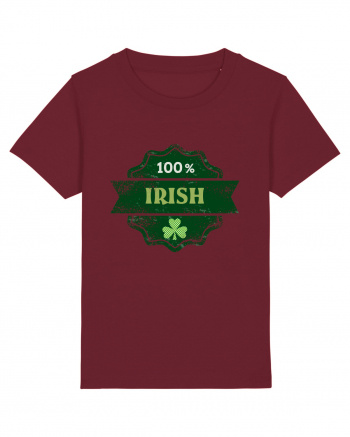 100% Irish Burgundy