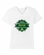 100% Irish Tricou mânecă scurtă guler V Bărbat Presenter