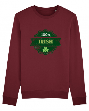 100% Irish Burgundy