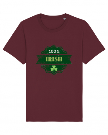 100% Irish Burgundy