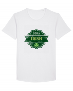 100% Irish Tricou mânecă scurtă guler larg Bărbat Skater