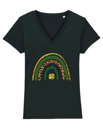 St. Patrick's Day Rainbow Black