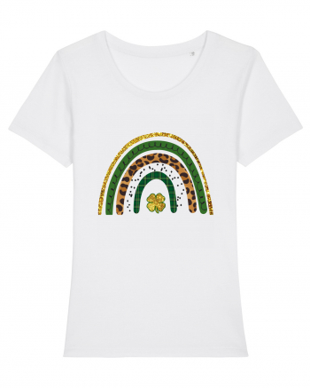 St. Patrick's Day Rainbow White