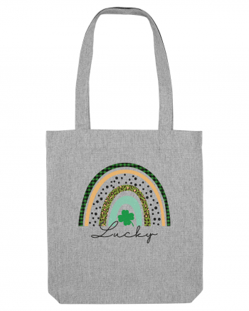 Lucky St. Patrick's Day Rainbow Heather Grey