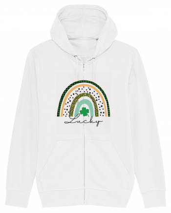 Lucky St. Patrick's Day Rainbow White