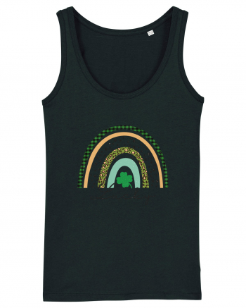 Lucky St. Patrick's Day Rainbow Black