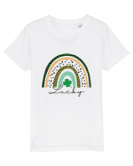 Lucky St. Patrick's Day Rainbow Tricou mânecă scurtă  Copii Mini Creator