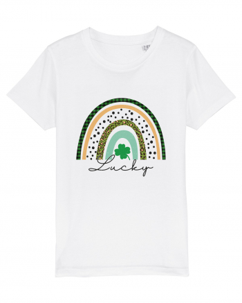 Lucky St. Patrick's Day Rainbow White