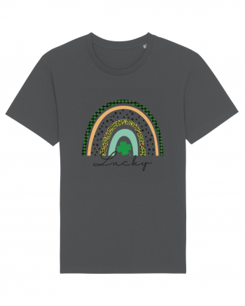 Lucky St. Patrick's Day Rainbow Anthracite