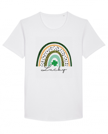 Lucky St. Patrick's Day Rainbow White