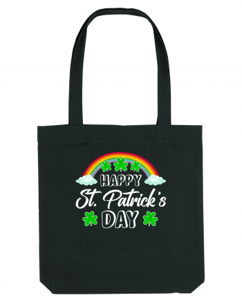 Happy St. Patrick's Day Black