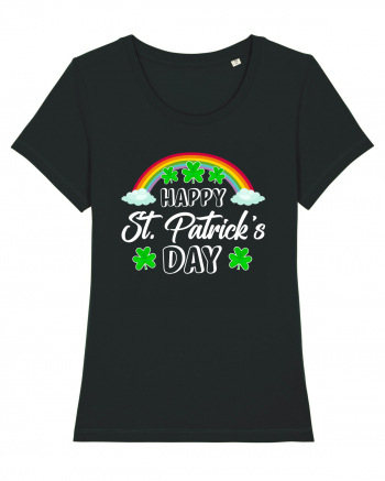 Happy St. Patrick's Day Black