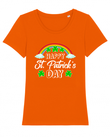 Happy St. Patrick's Day Bright Orange