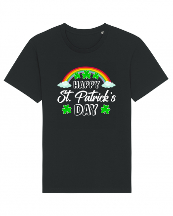 Happy St. Patrick's Day Black