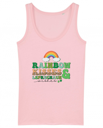 Rainbow Kisses And Leprechaun Wishes Cotton Pink