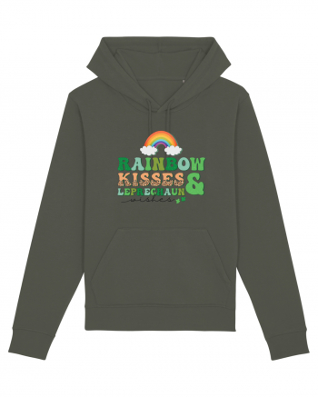 Rainbow Kisses And Leprechaun Wishes Khaki