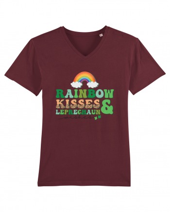 Rainbow Kisses And Leprechaun Wishes Burgundy