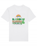 Rainbow Kisses And Leprechaun Wishes Tricou mânecă scurtă Unisex Rocker