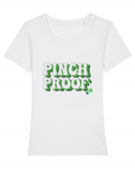 Pinch Proof Tricou mânecă scurtă guler larg fitted Damă Expresser