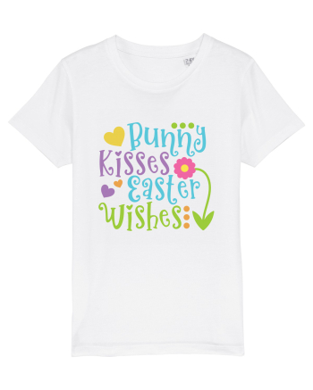 Bunny Kisses Easter Wishes White
