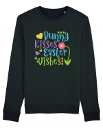 Bunny Kisses Easter Wishes Bluză mânecă lungă Unisex Rise