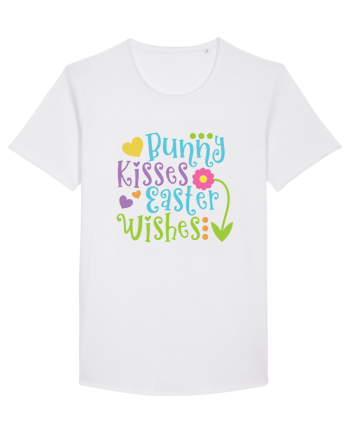 Bunny Kisses Easter Wishes White
