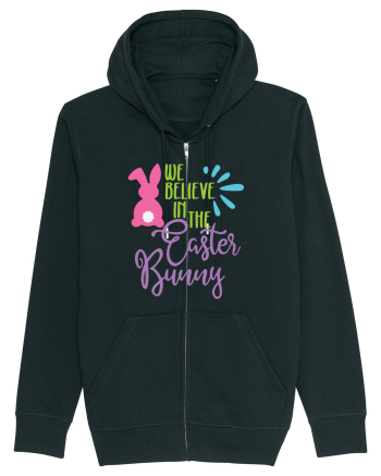 We Believe in the Easter Bunny Black