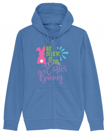 We Believe in the Easter Bunny Bright Blue