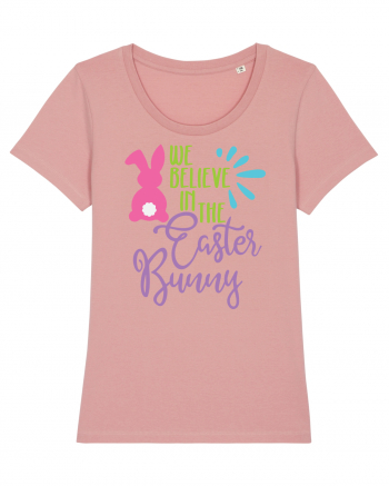 We Believe in the Easter Bunny Canyon Pink