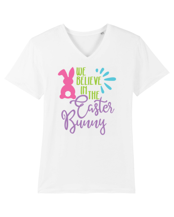 We Believe in the Easter Bunny White