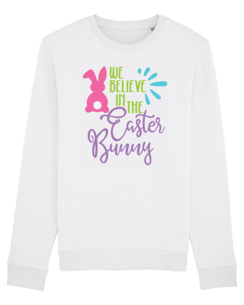 We Believe in the Easter Bunny White