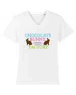 Chocolate Bunny Factory Tricou mânecă scurtă guler V Bărbat Presenter