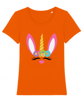 Unicorn Bunny Bright Orange