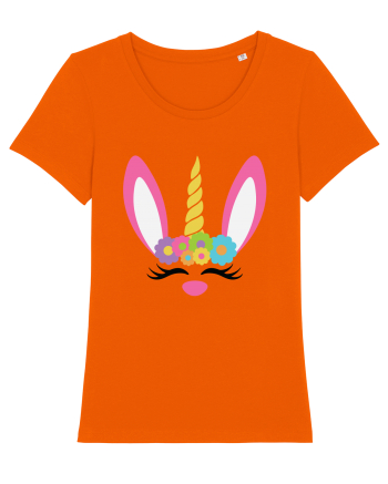 Unicorn Bunny Bright Orange