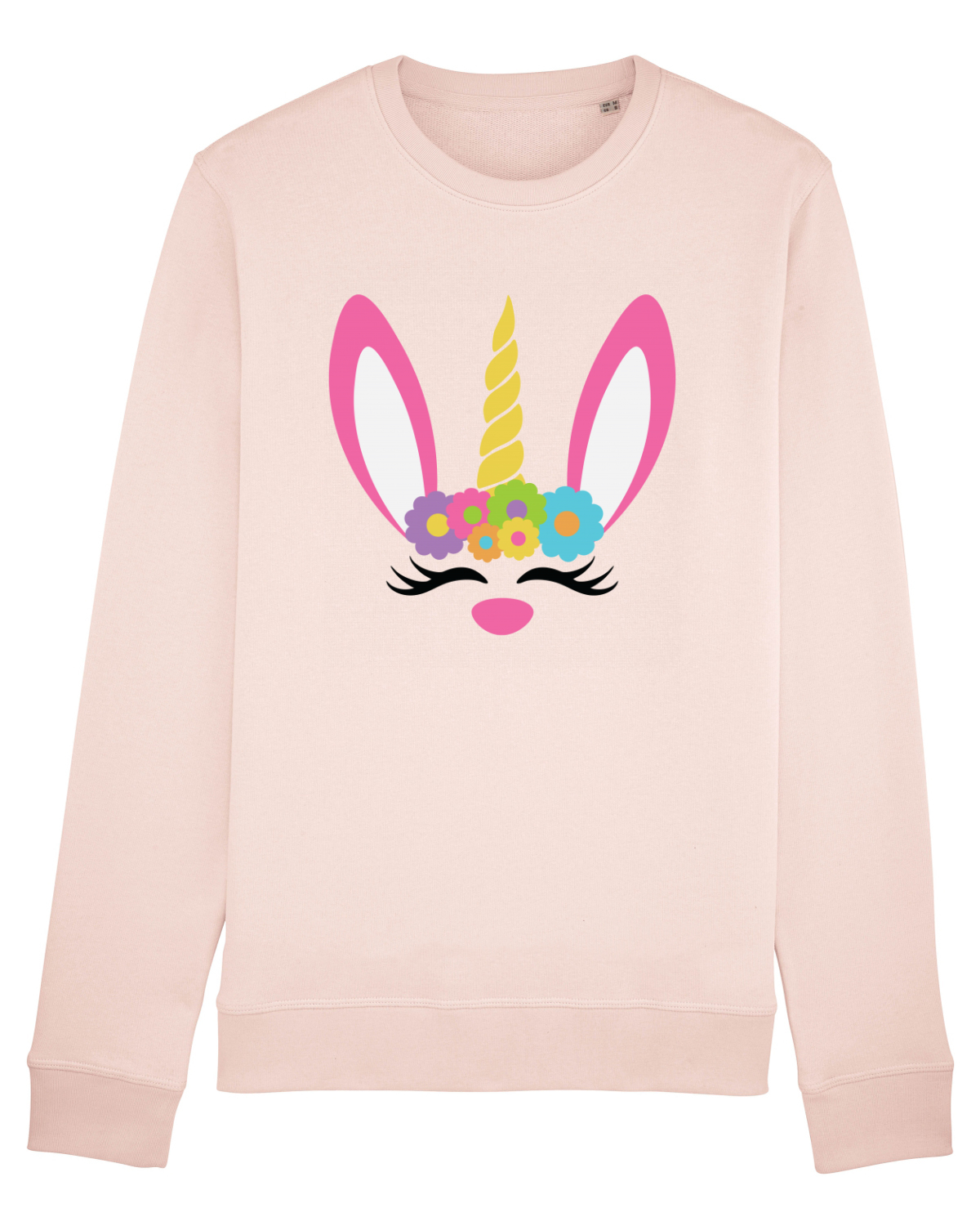 Bluză mânecă lungă Unisex Rise Candy Pink