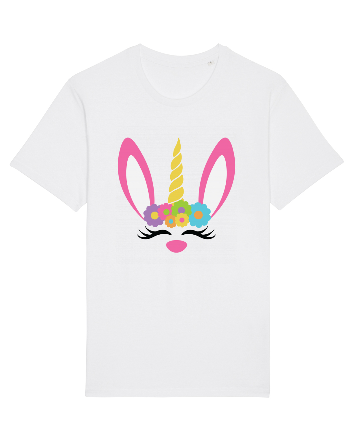 Tricou mânecă scurtă Unisex Rocker White