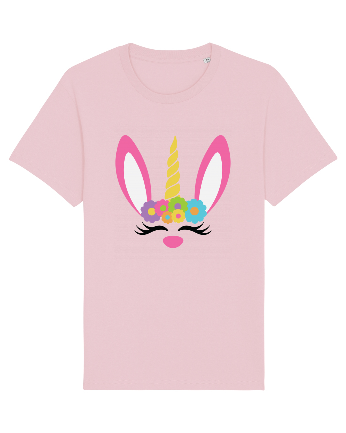 Tricou mânecă scurtă Unisex Rocker Cotton Pink