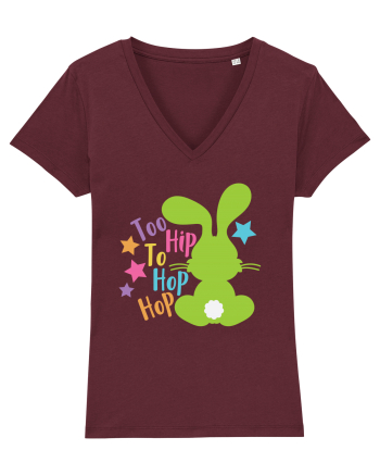 Too Hip to Hop Hop Burgundy