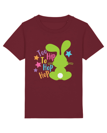 Too Hip to Hop Hop Burgundy