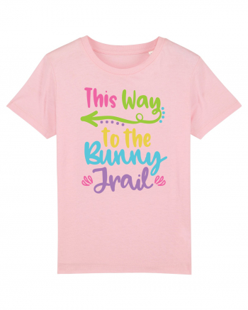 This way to the Bunny Trail Cotton Pink