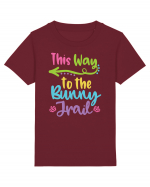 This way to the Bunny Trail Tricou mânecă scurtă  Copii Mini Creator